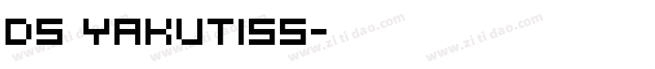 DS Yakuti55字体转换